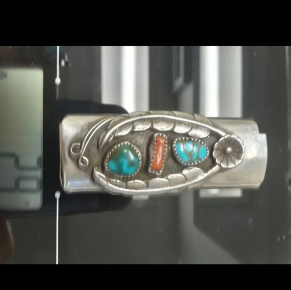 🚫SOLD🚫Vintage Sterling Navajo Lighter Case - Picture 3 of 5
